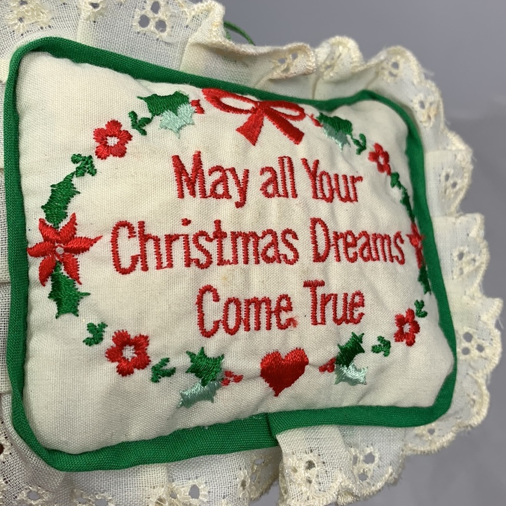 3.5-4” vintage RUSS pillow Christmas tree ornament decoration - Picture 12 of 14